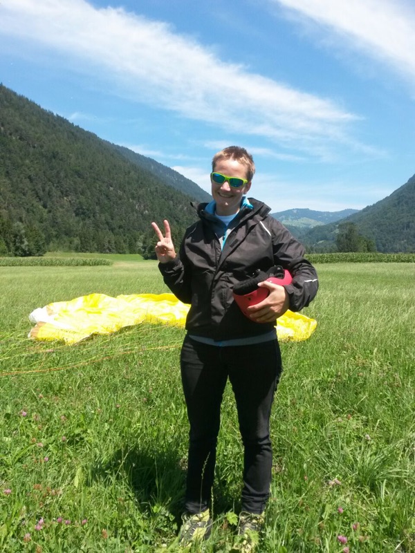 parapente fille twist'air brevet examen biplace vercorin tandem