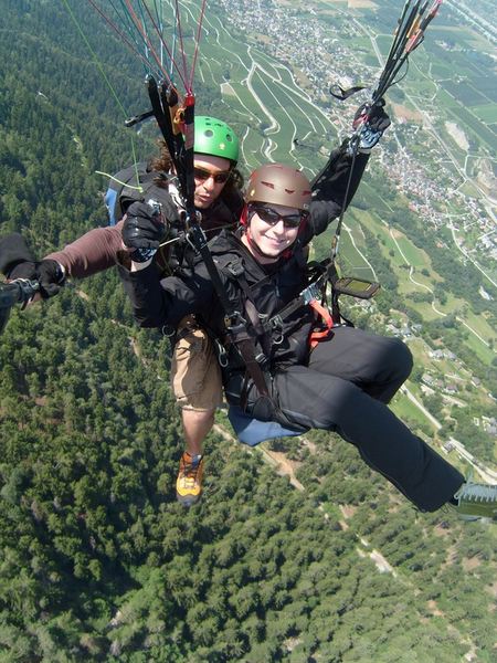 tandem parapente chalais bi-place