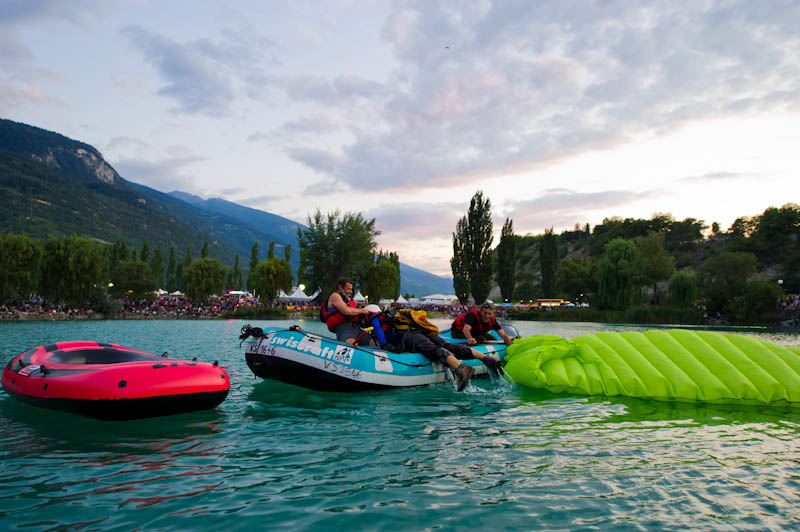 Feu au Lac avec Swissraft