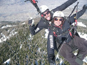 vol en biplace parapente à Vercorin