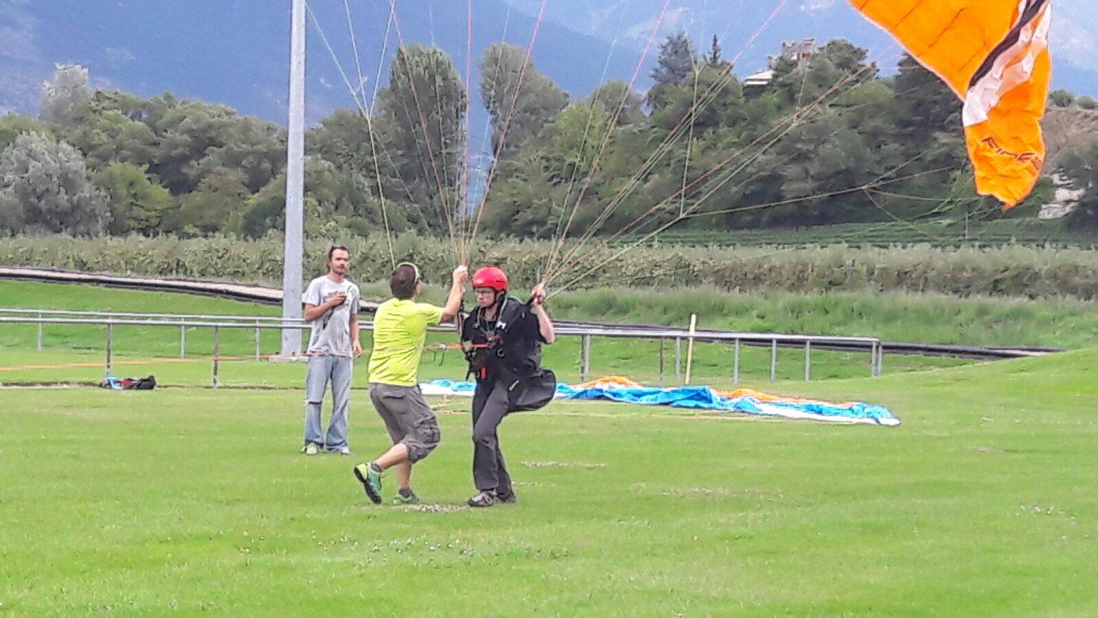 Exercice au treuil